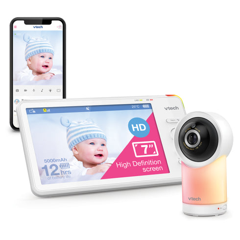 VTech 7" VHRM7766HD Smart Wi-Fi Pan & Tilt Monitor